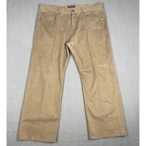 Kirkland Signature Men's Size us 42 Length 30 Brown Corduroy‎ Pants